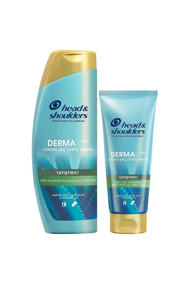 Derma X Pro Yatıştırıcı Seti 350 Ml Şampuan + Saç Kremi 220 Ml - 2