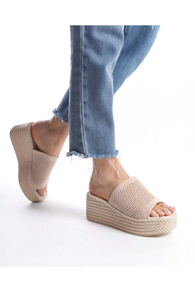 Set papuci cu toc pană - 1