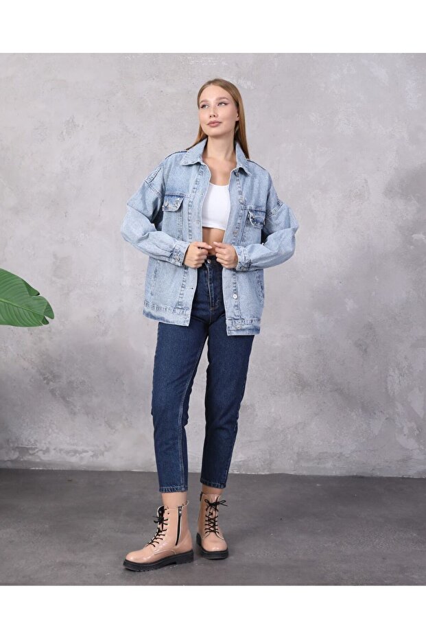 Kadın Kot Ceket - 3