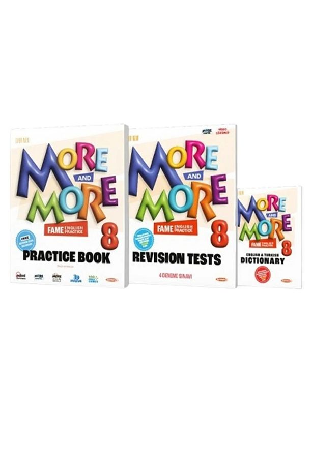 More&More 8. sınıf Practice Book & Revision Test & Dıctıonary Set - 1