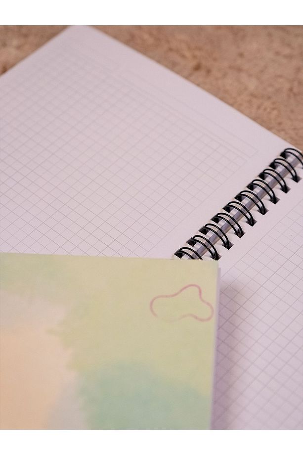 Spiralli Okul Defteri 80 yaprak 4'lü Set - A5 Boy Kareli Defter - 8