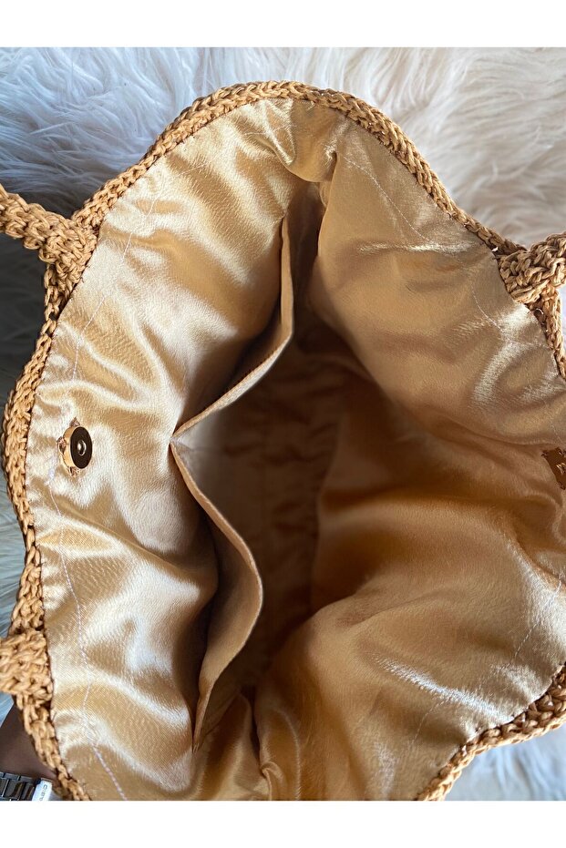 Midye Hasır Çanta - 3