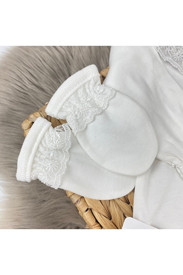 Dantel Detaylı Üçlü Set - 3