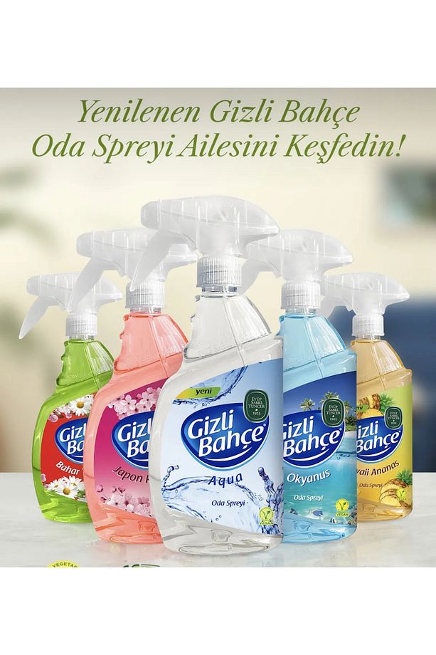 Gizli Bahçe Oda Sprey Serisi 5 Adet X500 ML - 1