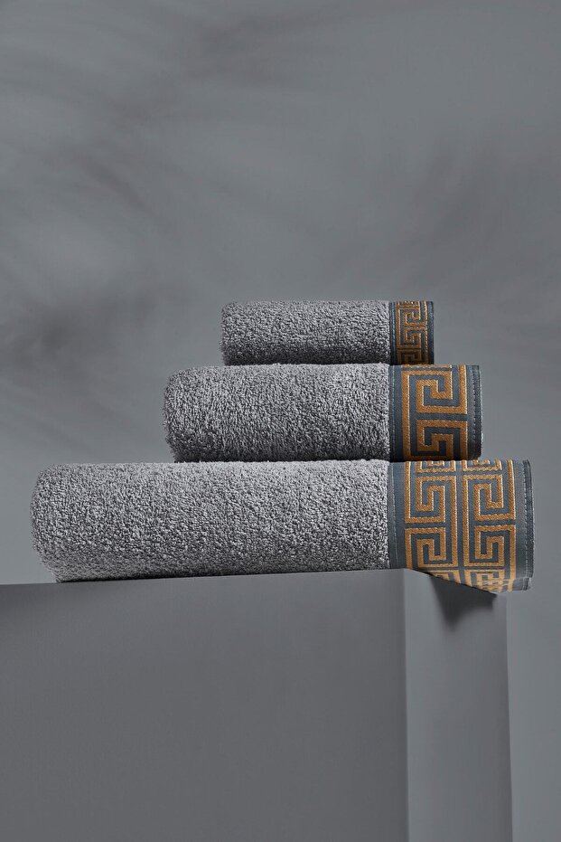 Leonie Model 3'lü Banyo Seti Antrasit - 1