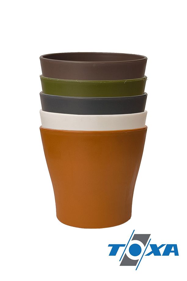 5 Adet 0.1 Litre Karışık Gardenya Kaktüs Saksısı Tabaksız Izgarasız Mat Plastik Saksı - 2