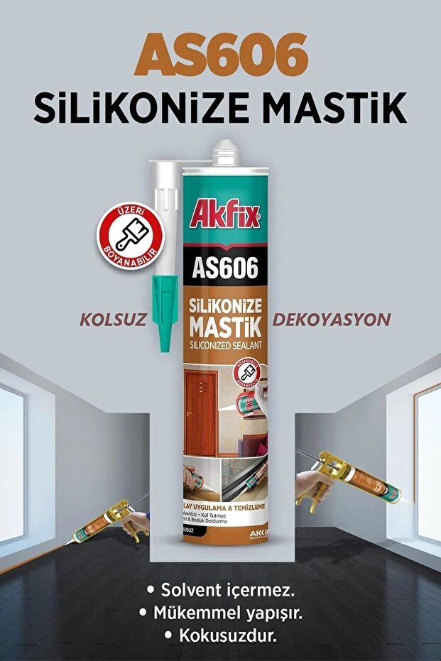 Silikonize Mastik Beyaz 500 gr - 2