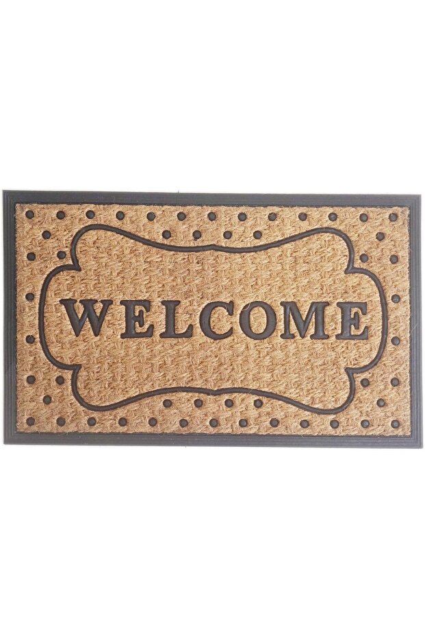 MOULDED PANAMA NATURAL DOORMAT 45X75 CM