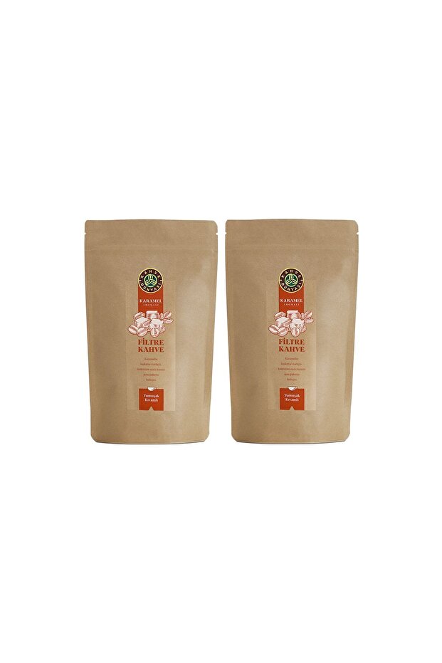 2'li Karamel Aromalı Filtre Kahve 250g - 1