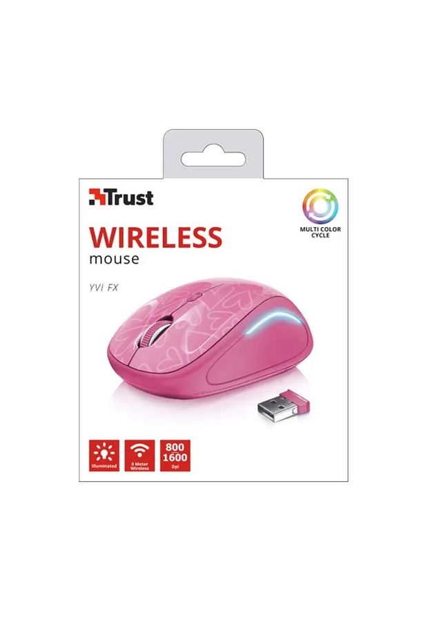 22336 Yvi Kablosuz Mouse,pembe - 5