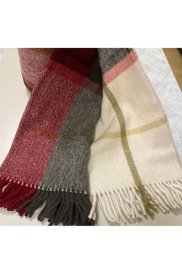 Gençev Home && %100 Saf Yün Scotch Battaniye Tek Kişilik Scotch Yün Battaniye - % 100 Saf Yün - Wool - 1