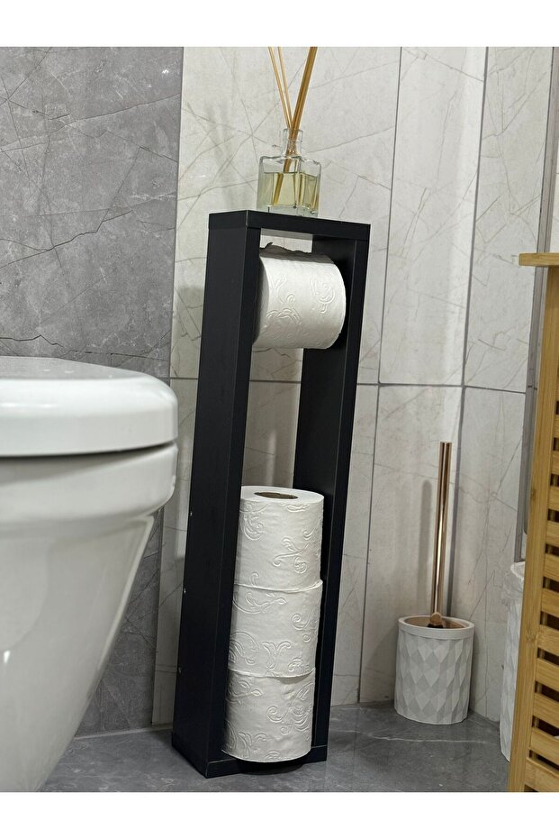 tuvalet kağıtlığı peçetelik banyo klozet wc lavabo rulo - 2