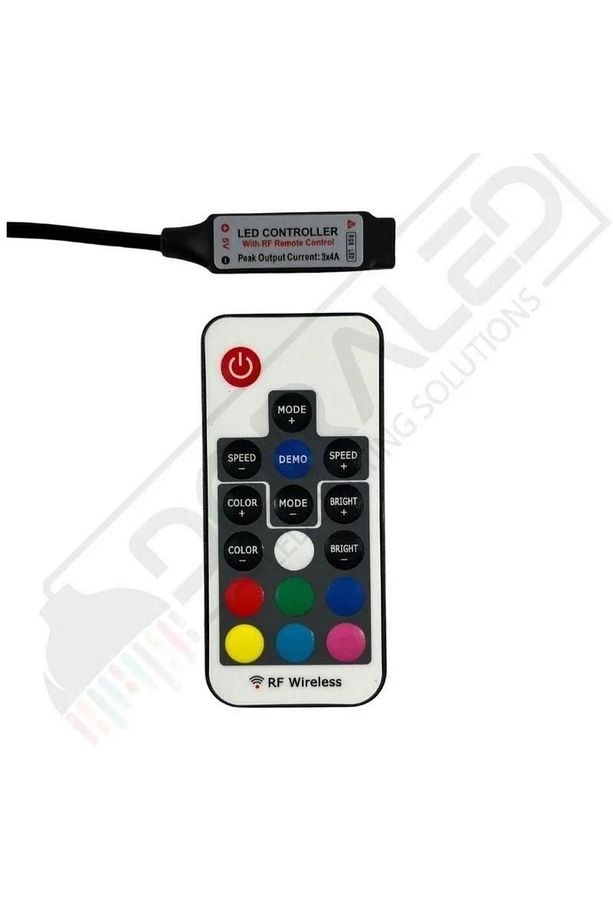 Rgb Kontrol Modülü Rf Usb Giriş 5-24 Volt Led Şerit Için - 2