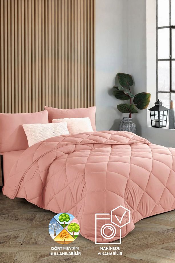Pudra Soft Slikon Yorgan Tek Kişilik 155*215 - 2