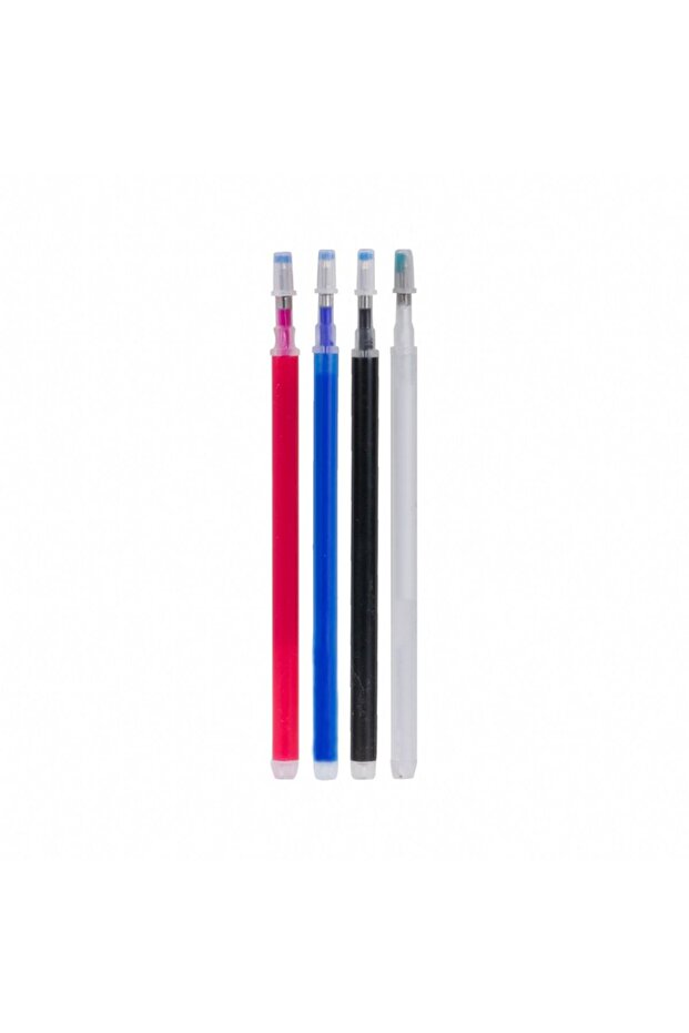 Fabric Drawing Pen Erasable with Heat and Iron (4 Pcs) Blue, Red, Black, White – Pen Tips