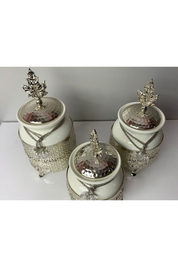 Gümüş Kavanoz Seti - 2