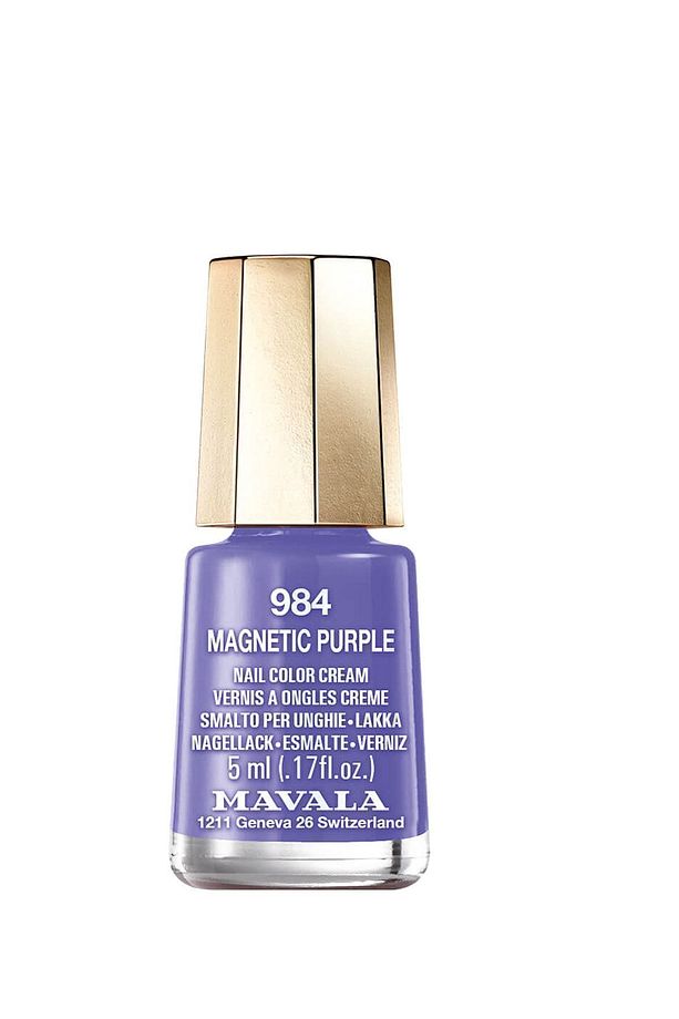 Mini Color Oje Magnetic Purple 5ml - 1