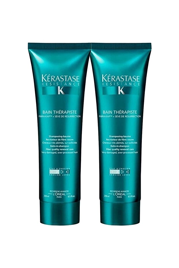 Resistance Therapist Bain Therapiste Repairing Shampoo 250 ml 2 Pieces