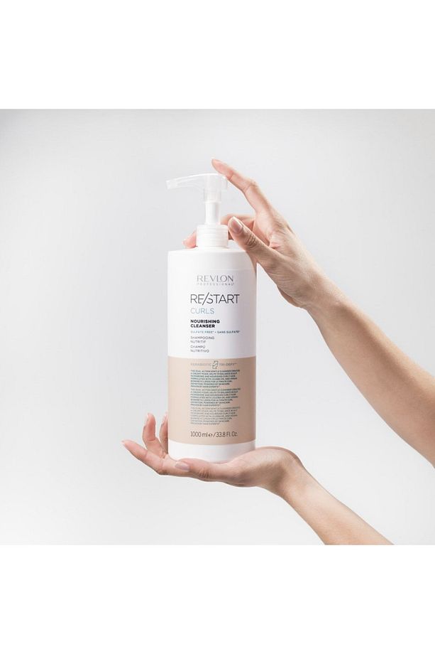 Restart Curls Nourishing Cleanser 1000 ml - 4