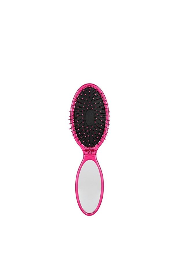 Pop and Go Detangler Mirrored Brush Pink