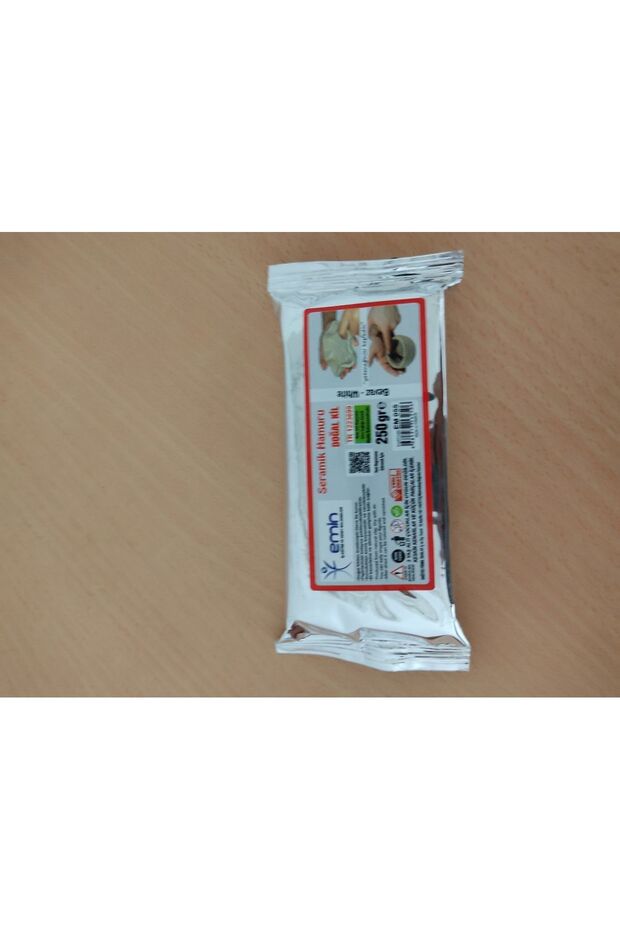 Kil Hamuru Set, 250 gr Seramik Hamuru Ve Ahşap ,ebeşşuar, Modelleme Çamuru, Naturel - 5