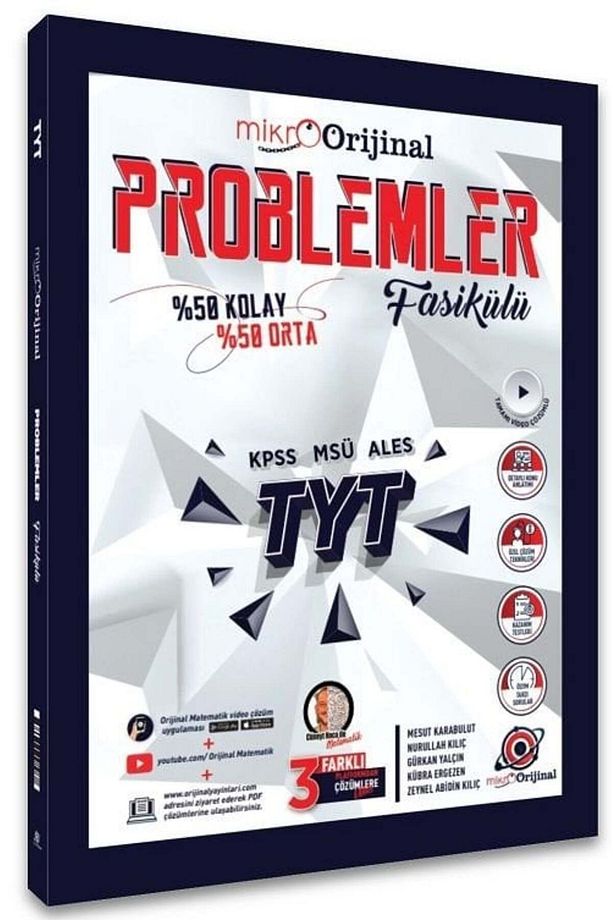 Orijinal YKS TYT KPSS MSÜ ALES Problemler Fasikülü Mikro Orijinal Soru Bankası Orijinal Yayınları - 1