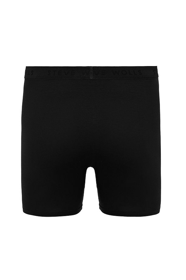 Erkek Siyah Tekli Uzun Paça Bambu Boxer - 25200 - 2
