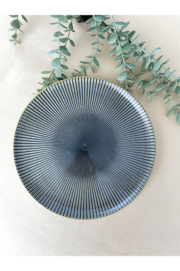 Green Gold Large Serving Plate - Comfortable and Stylish
