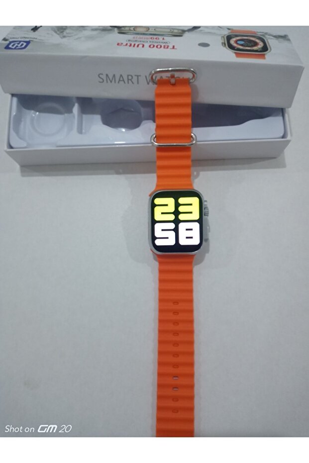 Akılı Saat T 800 Apple Watch Ultura 1. Sınıf A Kalite Çift Kordon - 2