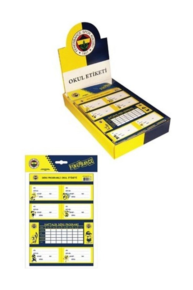 Fb Okul Etiketi Ders Programlı - 3 Lü - 1