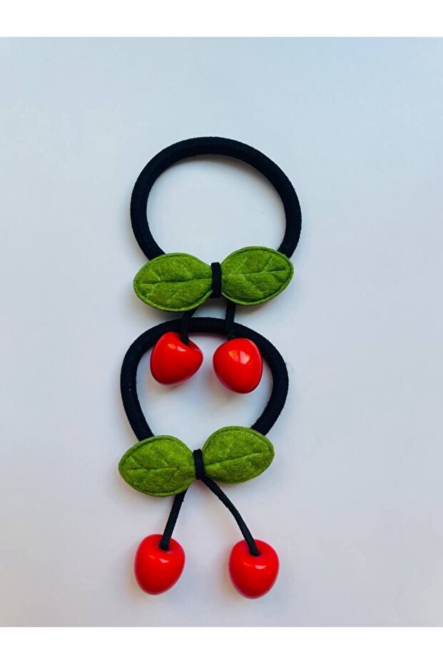 Elastic Hair Tie with Pearls, Double Buckle, 16 Pearls