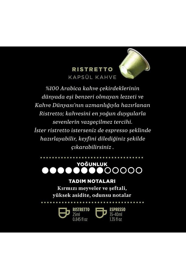Ristretto Kapsül Kahve 10'lu Kutu - 3