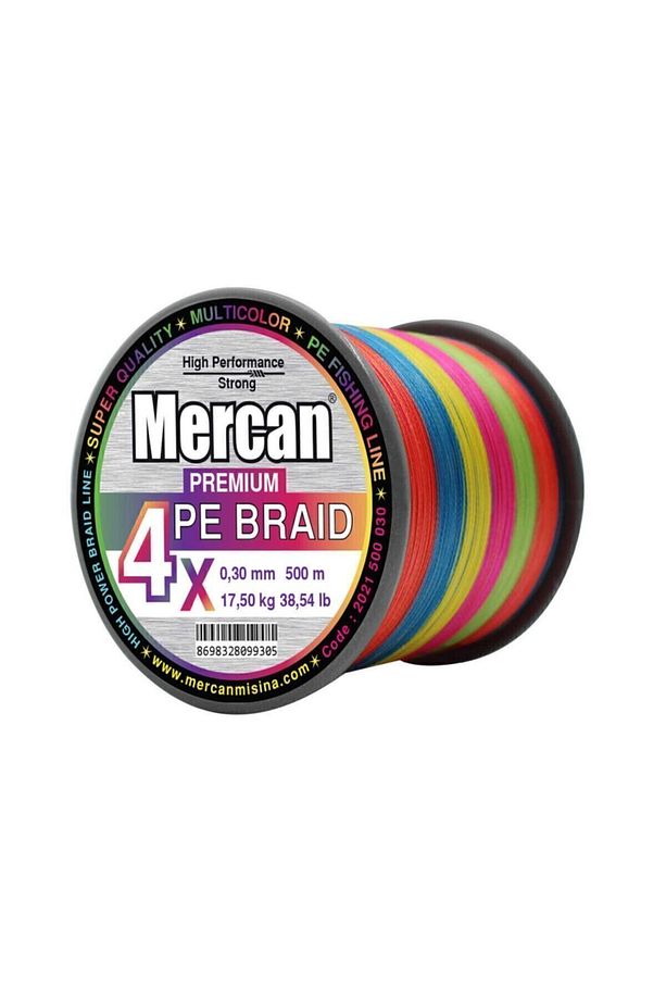 Mercan Pe Örgü Premium 4x Ip 500 M Multi Colour Misina - 2