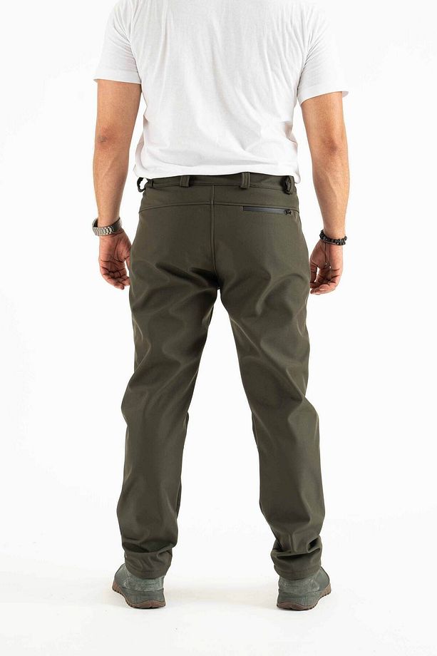 Erkek Kışlık Içi Polarlı Rüzgar Geçirmez Softshell Pantolon Prs-1779 - 5