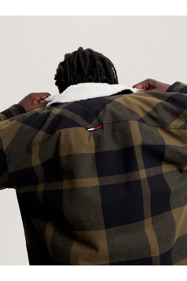 TJM CHECK SHERPA LINED OVERSHIRT - 3