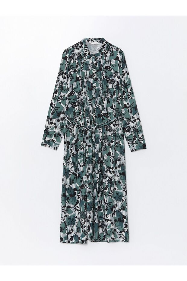 Lcw Grace Printed Patterned Women's Shirt Dress (W4)