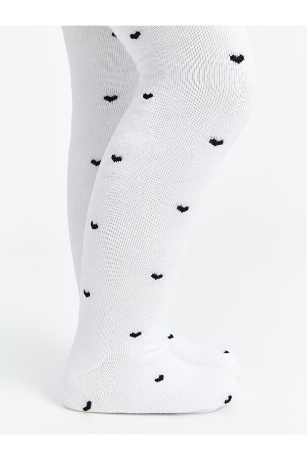 LCW Dětské vzorované dívčí ručníkové punčochy (W4) - 3