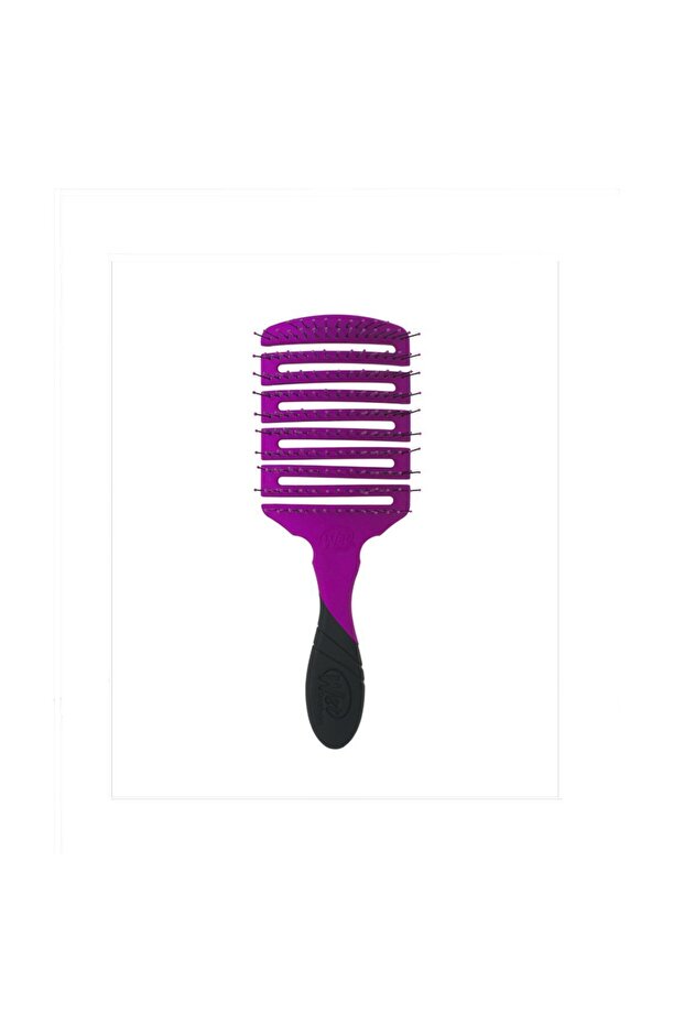 Pro Flex Dry Paddle Detangler Detangling Wide Hair Brush Purple
