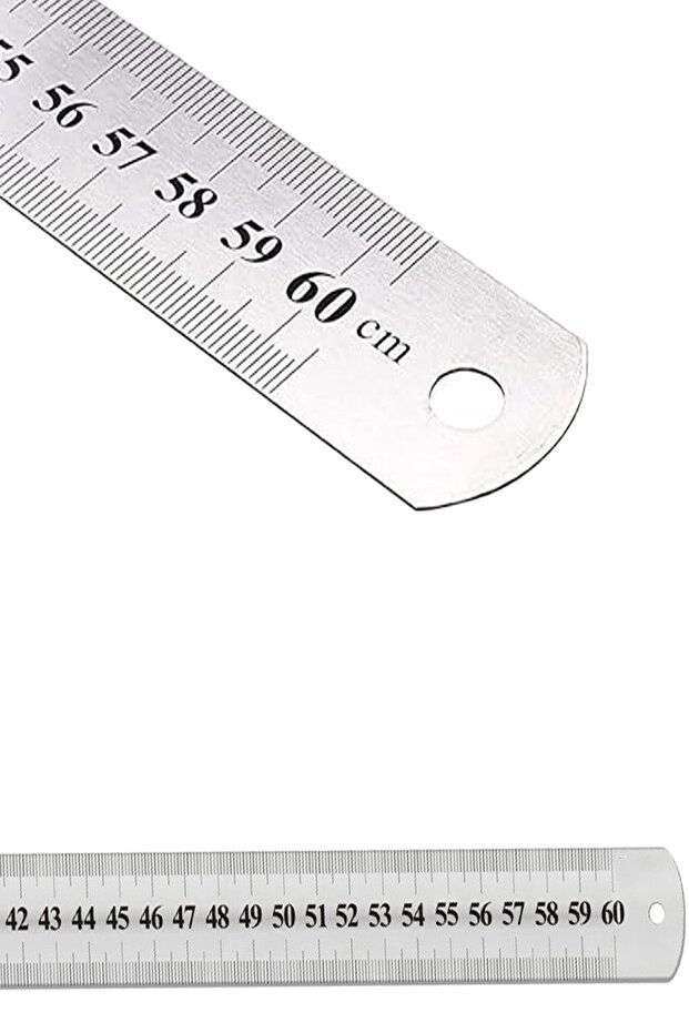 Paslanmaz Çelik Cetvel 60cm - 1