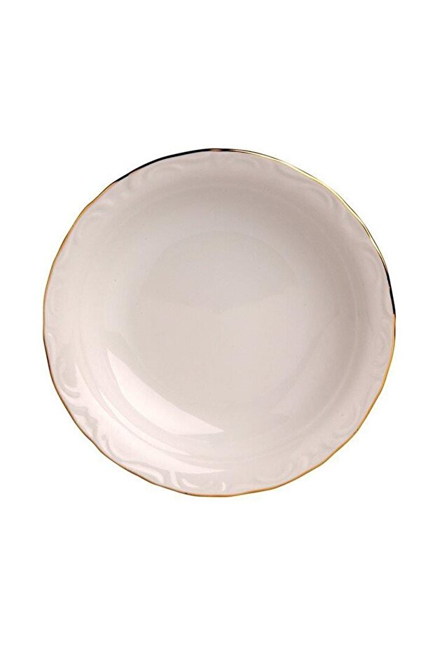 Porcelain 12-Piece Gold Gilt 20 Cm Pit Plate Prl010