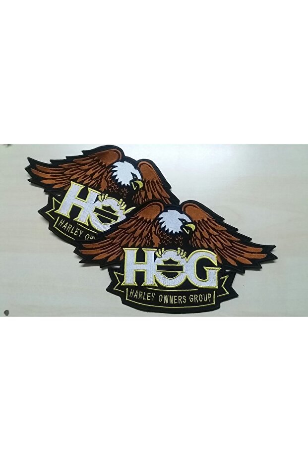 Hog Harley Embroidered Patch - Arma Model - 1