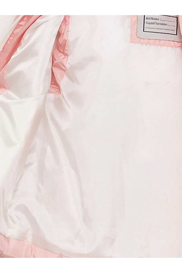 LCW Kids Pembe Kapüşonlu Basic Kız Çocuk Şişme Yelek - 3