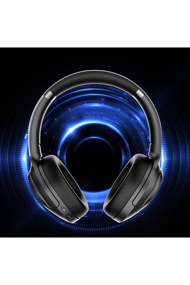Kulak Üstü Bluetooth Kulaklık Lapas LP-HD003 RGB LED Işıklı Bluetooth v5.4 Siyah - 4