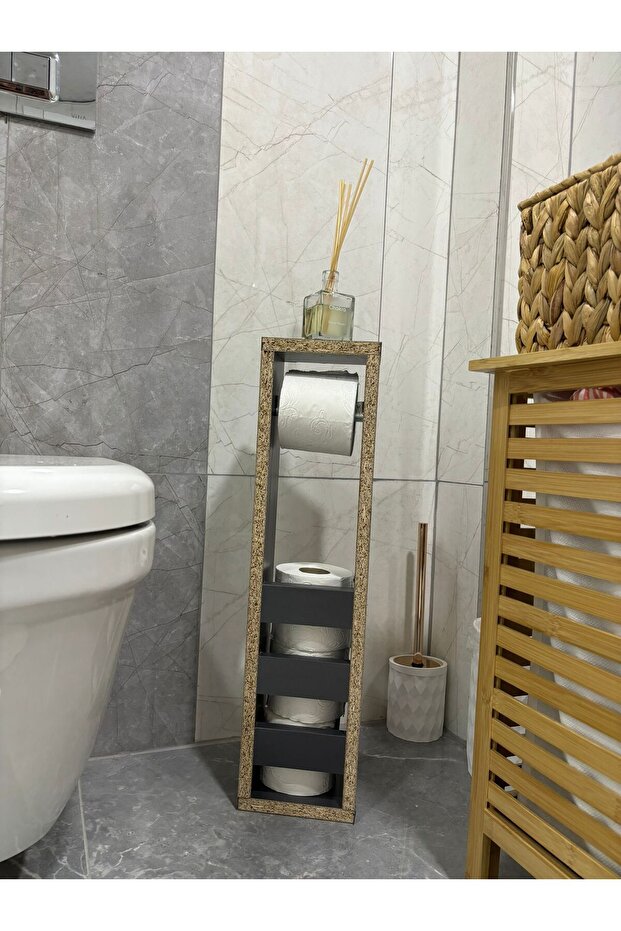 tuvalet kağıtlığı peçetelik banyo klozet wc lavabo rulo - 3