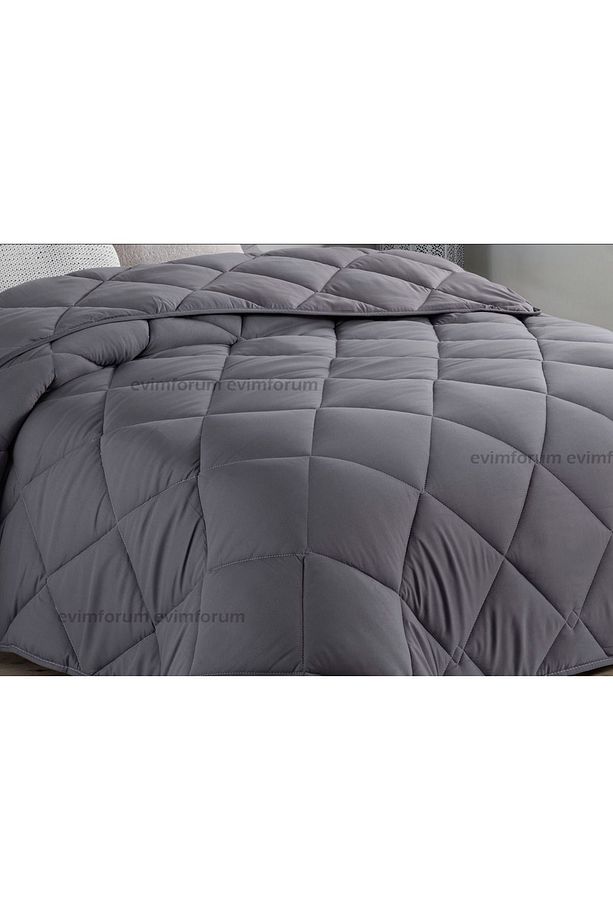 Antrasit Tek Kişilik Yorgan ve Yastık Seti 155*215 cm - 3