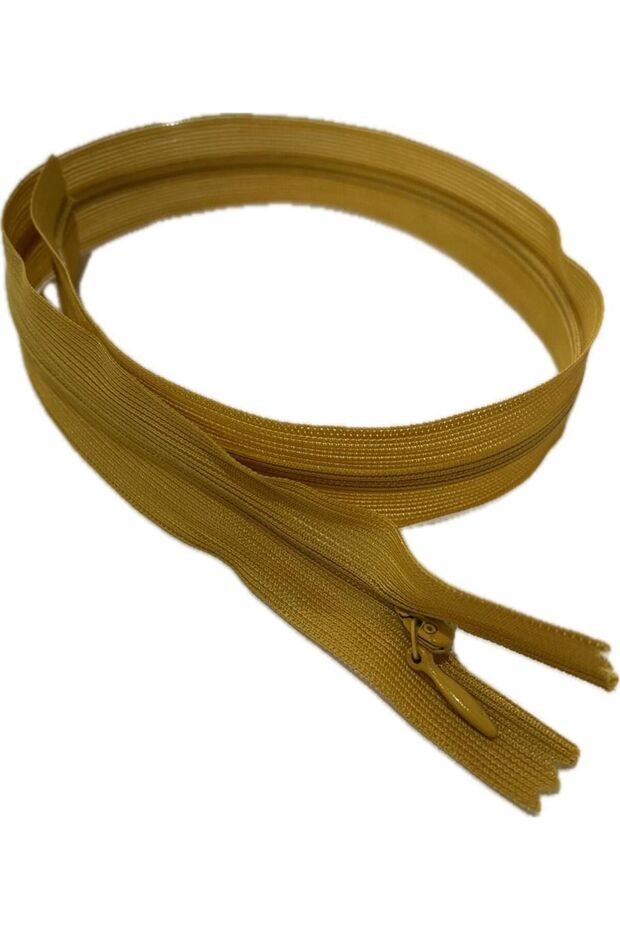 Long Hidden Zipper Mustard Yellow (53cm)