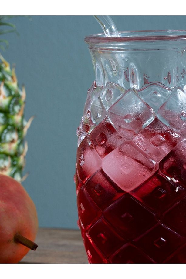 Selen Concept Ananas Model El Yapımı Cam Kokteyl Bardak - 3