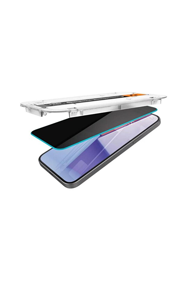 Apple iPhone 16 Plus / 15 Plus Hayalet Cam Ekran Koruyucu GLAS.tR EZ Fit Privacy HD - AGL07119 - 6