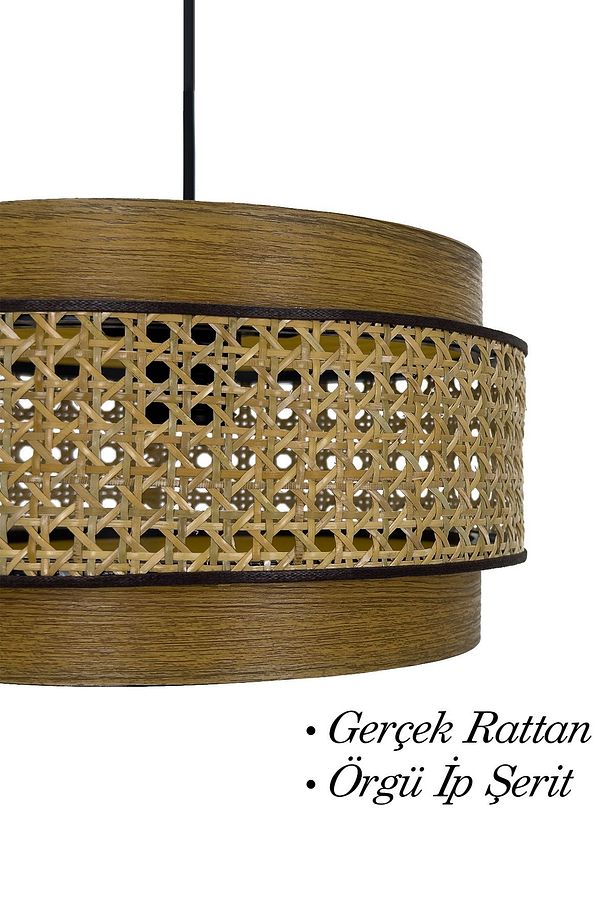 Rattan Hasır Dopia Avize - 2