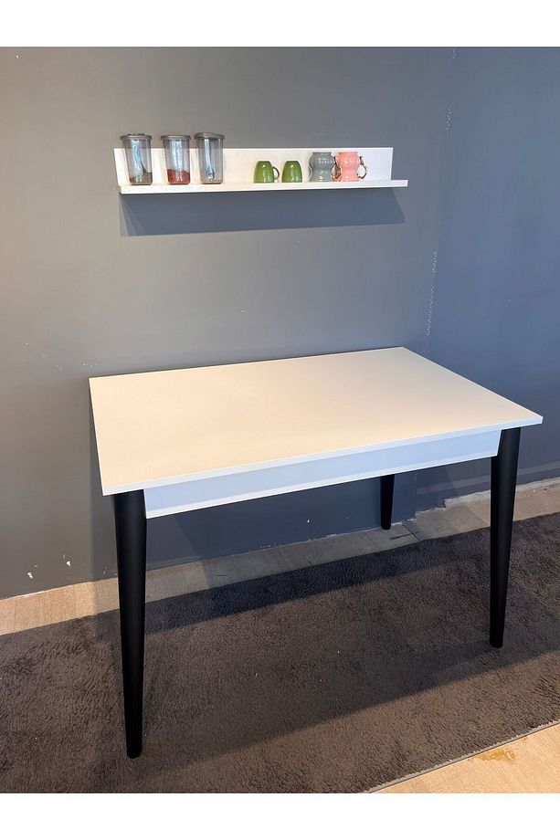 70*110 Sabit Küçük Yemek Mutfak Ve Balkon Masası - 1